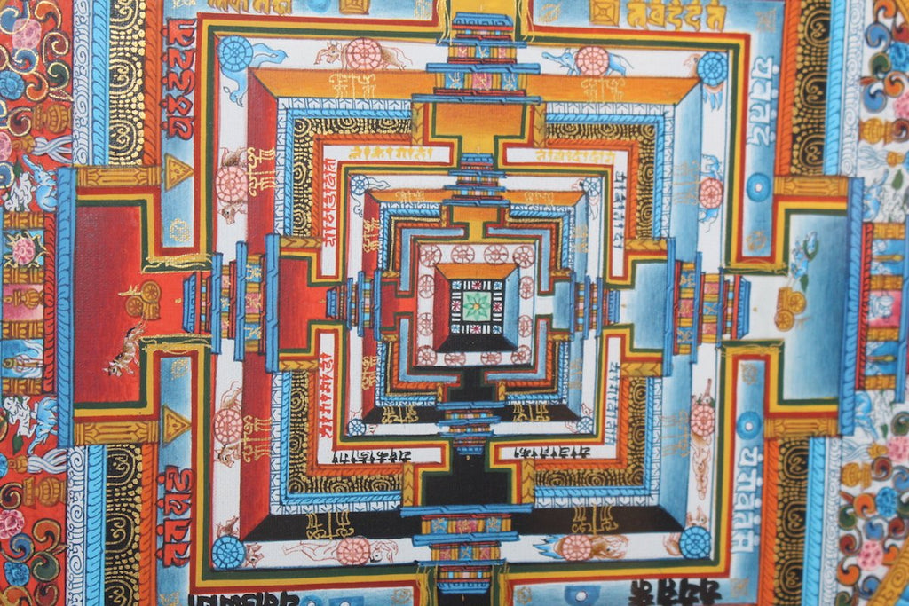 時輪曼荼羅 KalaChakra カーラチャクラマンダラ (チベット文字01)