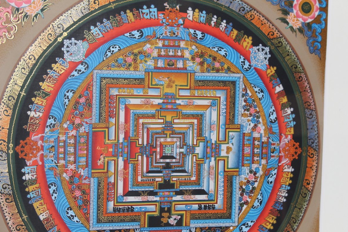 時輪曼荼羅 KalaChakra カーラチャクラマンダラ (チベット文字02