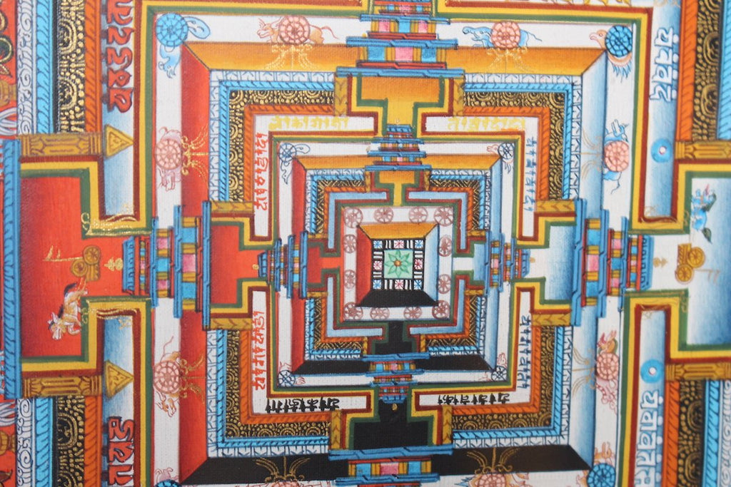 KalaChakra Mandala (Tibetan character 02)