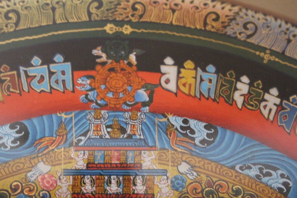 時輪曼荼羅 KalaChakra カーラチャクラマンダラ (チベット文字02)　